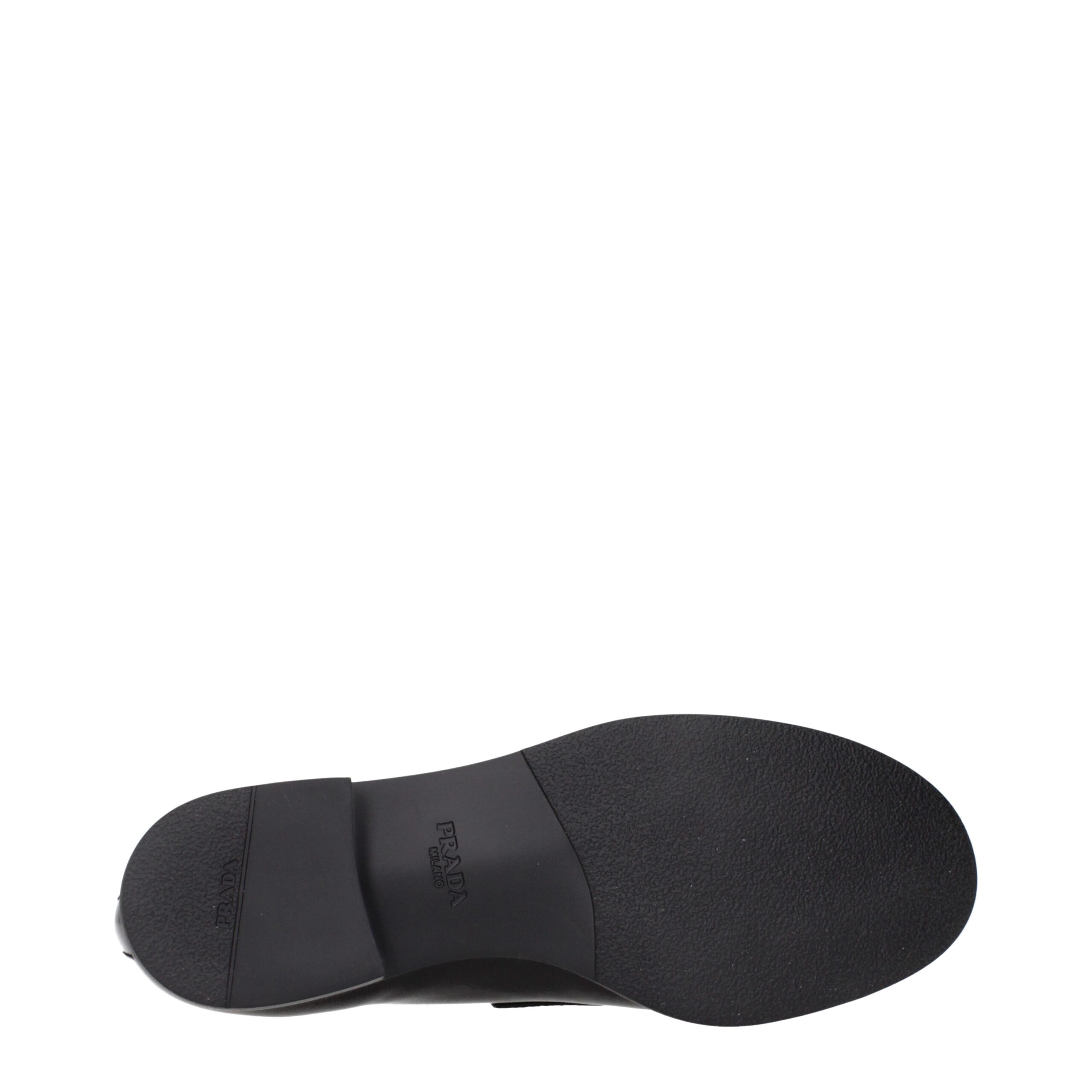 Prada Black Leather Slip-On Loafers - Image 5