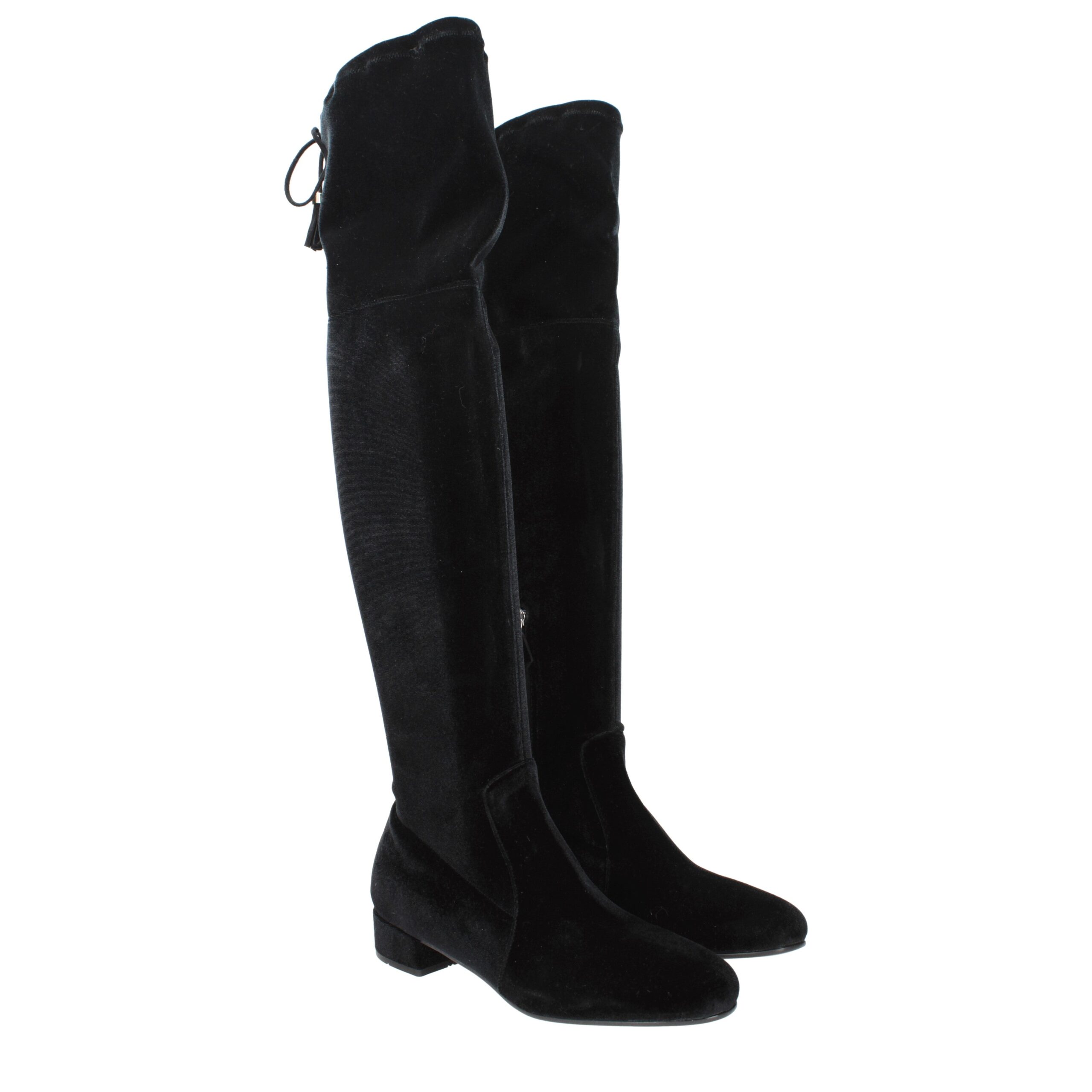 Prada Black Velvet Over The Knee - Image 2