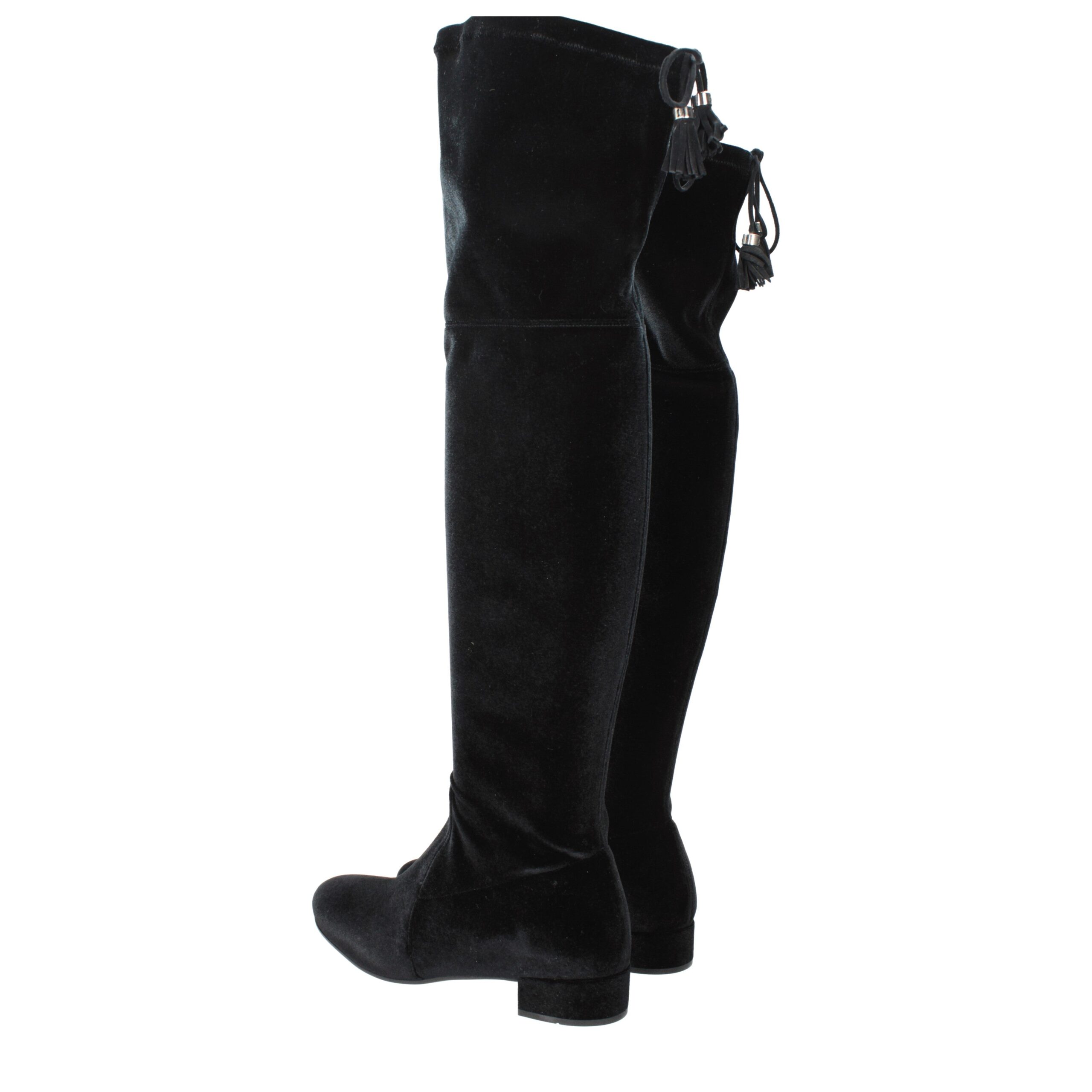 Prada Black Velvet Over The Knee - Image 4